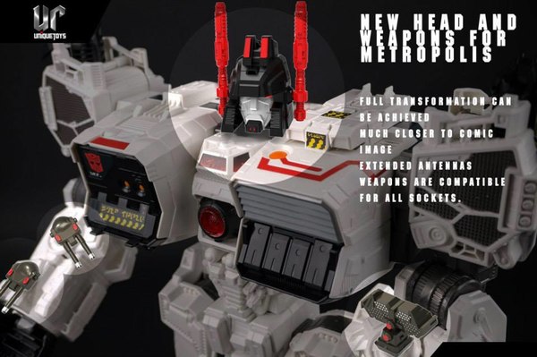 Unique Toys Metropolis Head And Weapons Upgrade Kit For Generations Metroplex Titan Figure  (1 of 3)